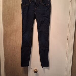 American Eagle Outfitters Dark Blue Skinny Jeans